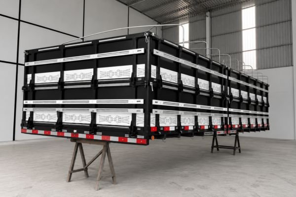 Carroceria graneleira para transporte de cargas