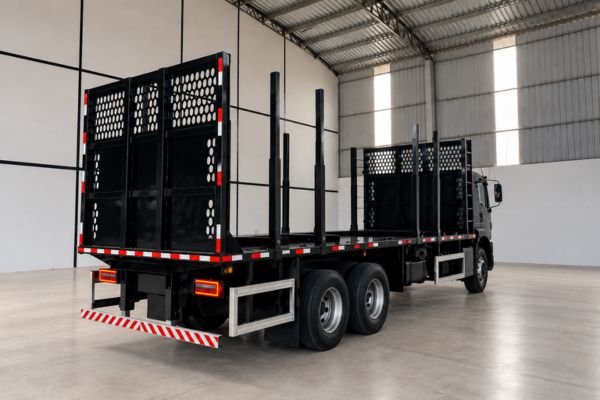 Carroceria Transtora para transporte de toras de madeira
