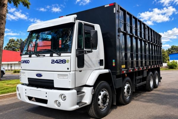 Ford Cargo 2428E Bitruck 2006 com caçamba agrícola 2023